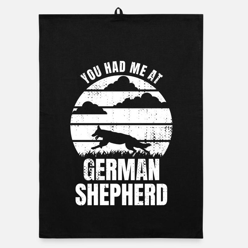 You Had Me At German Shepherd Organic Geschirrtuch