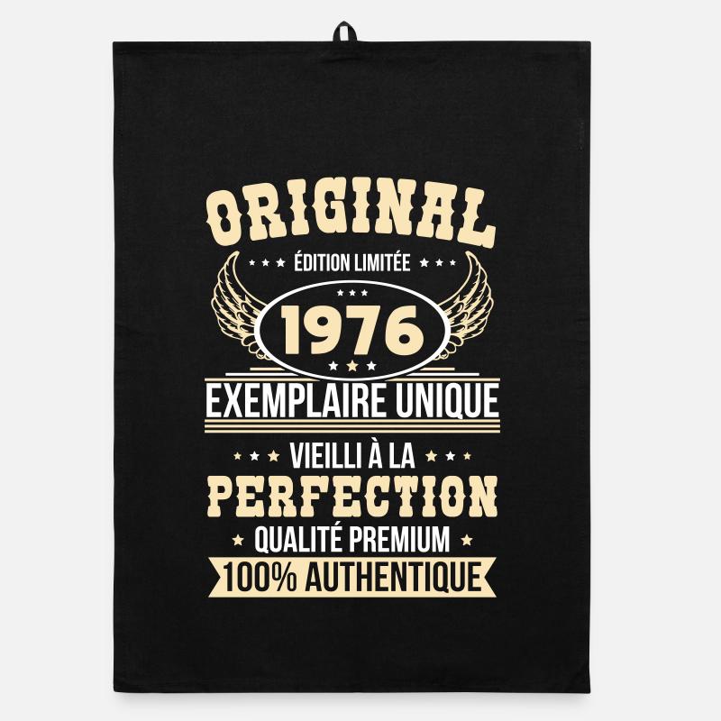 1976 – Exemplaire unique – Qualité premium Torchon bio