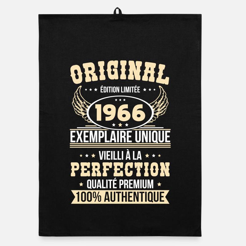 1966 – Exemplaire unique – Qualité premium Torchon bio