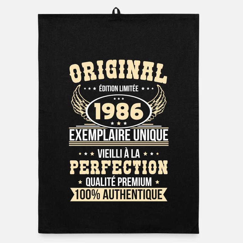 1986 – Exemplaire unique – Qualité premium Torchon bio