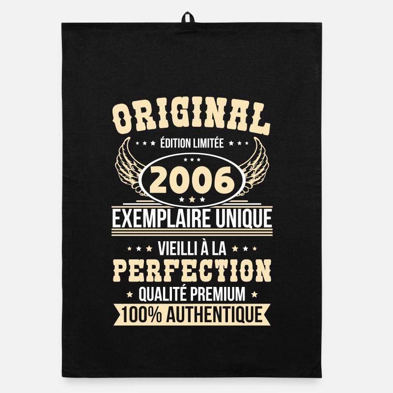 2006 – Exemplaire unique – Qualité premium Torchon bio