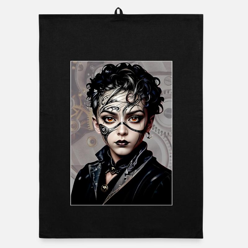Steampunk Boy 03 Torchon bio
