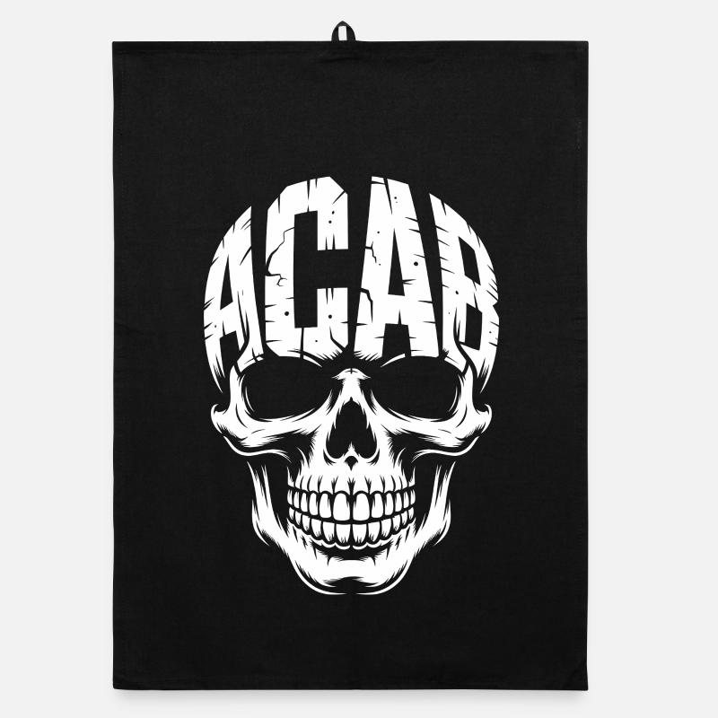 ACAB - Anti-Cops Unicorn Tee Organic dish towel