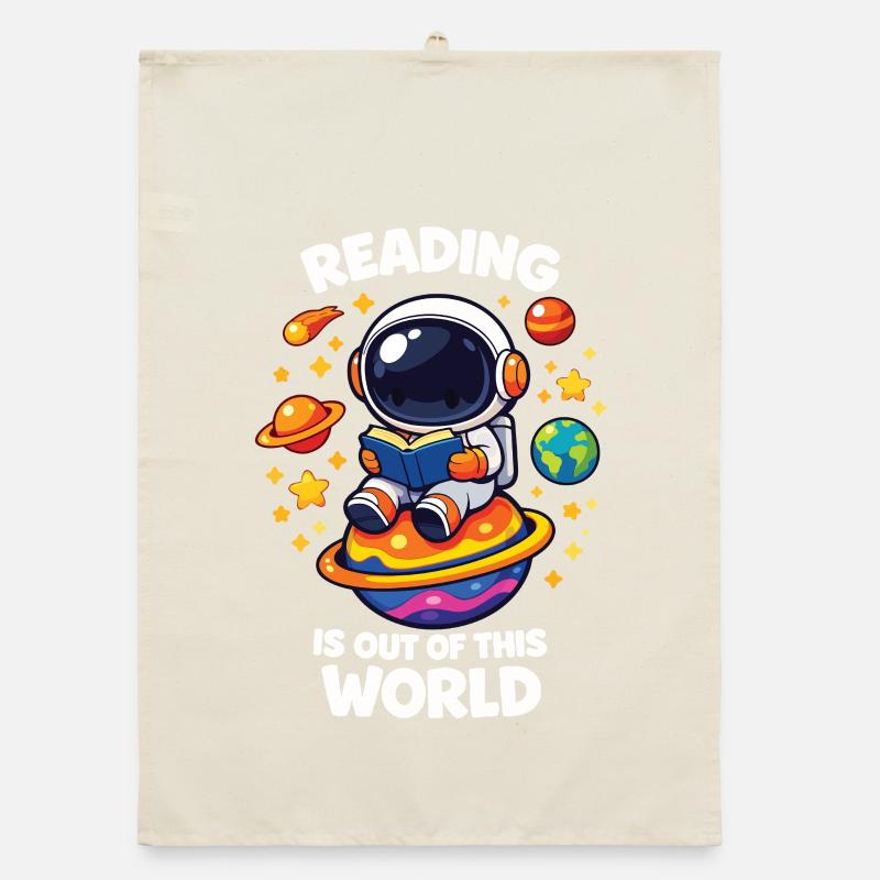 La lecture, c’est hors de ce monde Torchon bio