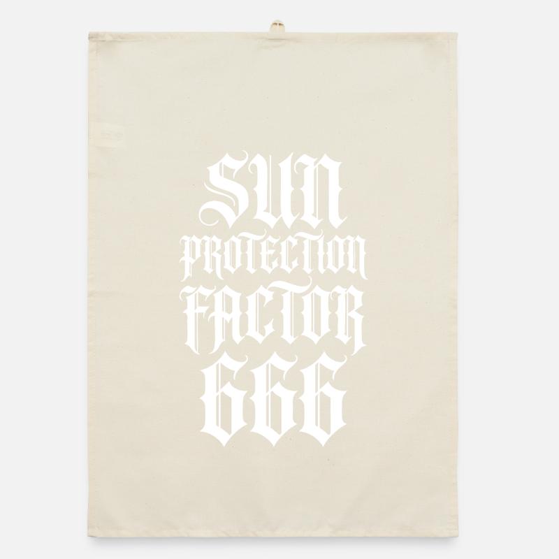 Sortilège de Provocation Gothique Torchon bio