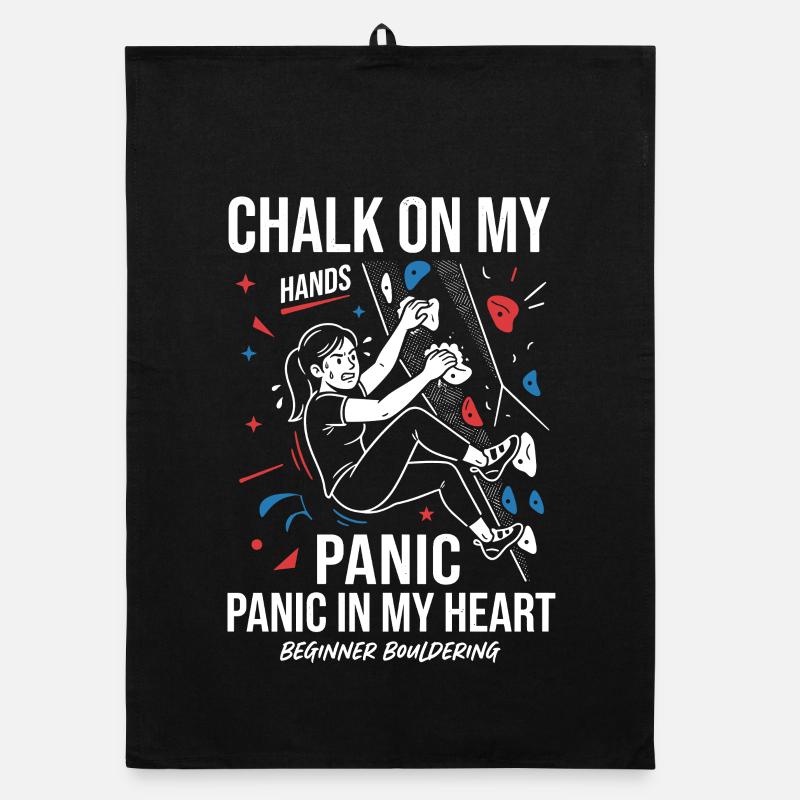 Chalk on the hands Organic dish towel