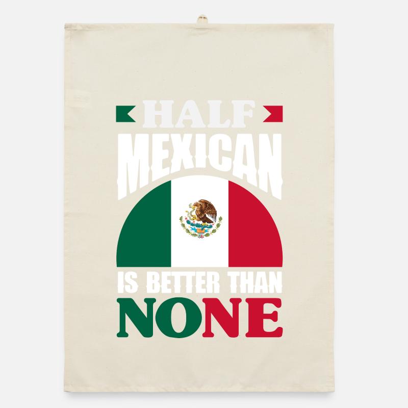 Fierté du Mexique & Maison Drapeau du Mexique Torchon bio