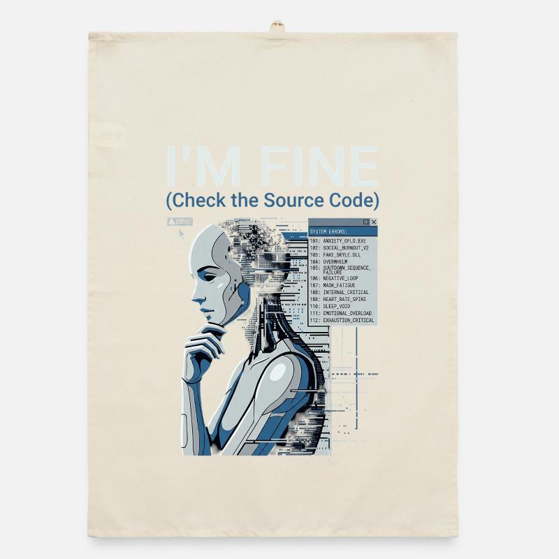 Check The Source Code Organic Geschirrtuch