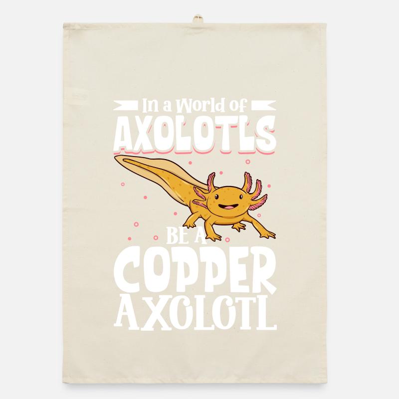 Be a Copper Axolotl Organic dish towel