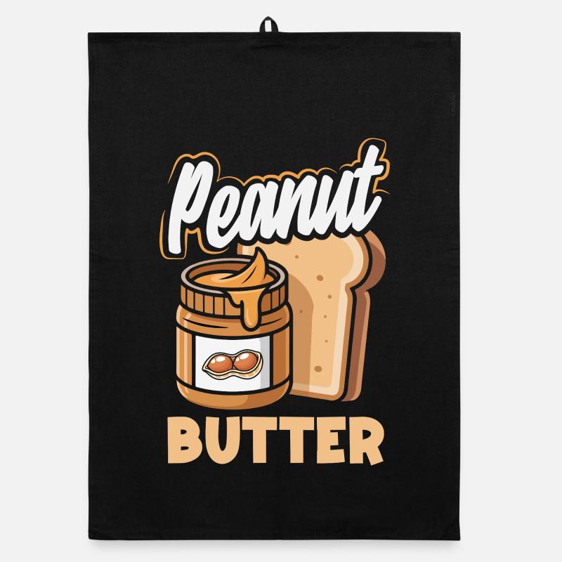 Peanut Butter & Jam Partner Look Design Organic dish towel