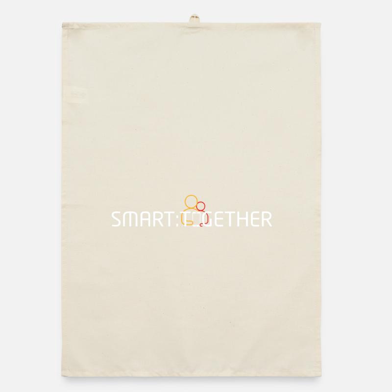 Smart Together white Organic dish towel