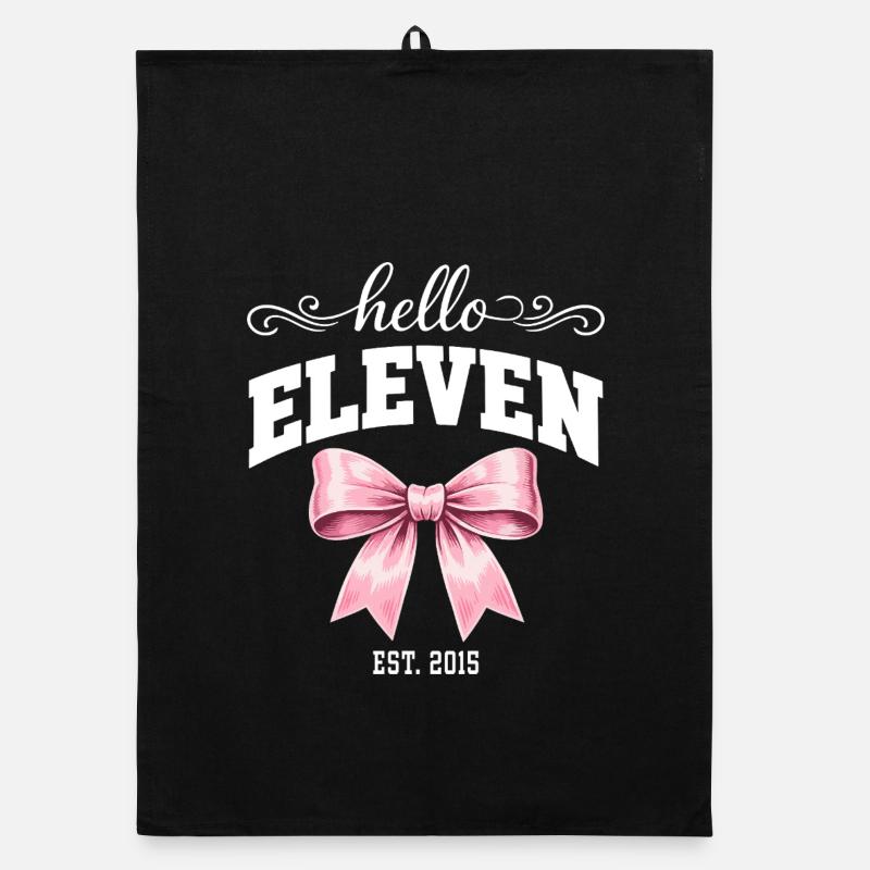 Hello Eleven Est. 2015 – Geburtstagskind Organic Geschirrtuch