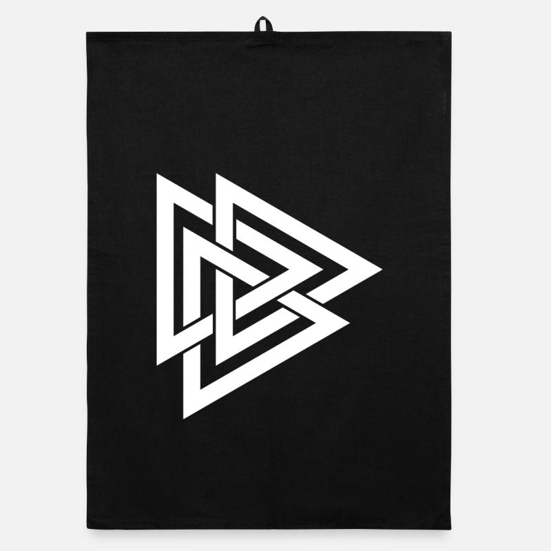 Symbole norvégien -FRONT Torchon bio
