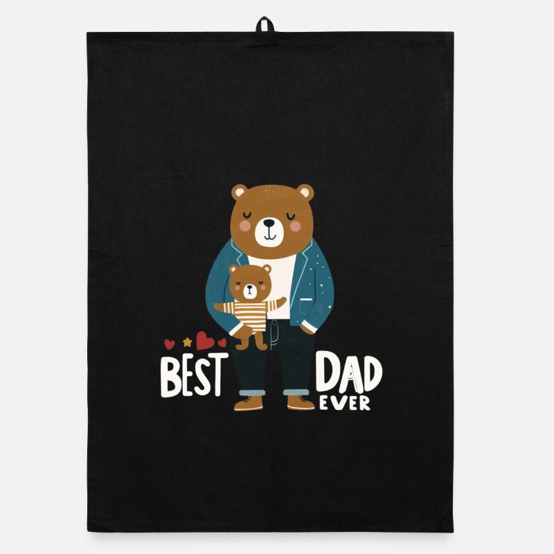 Der beste Vater Organic Geschirrtuch