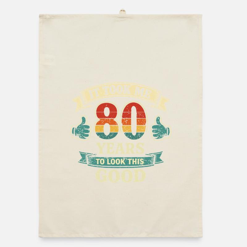 80 Ans - Il m'a fallu 80 Ans pour être Beau Torchon bio