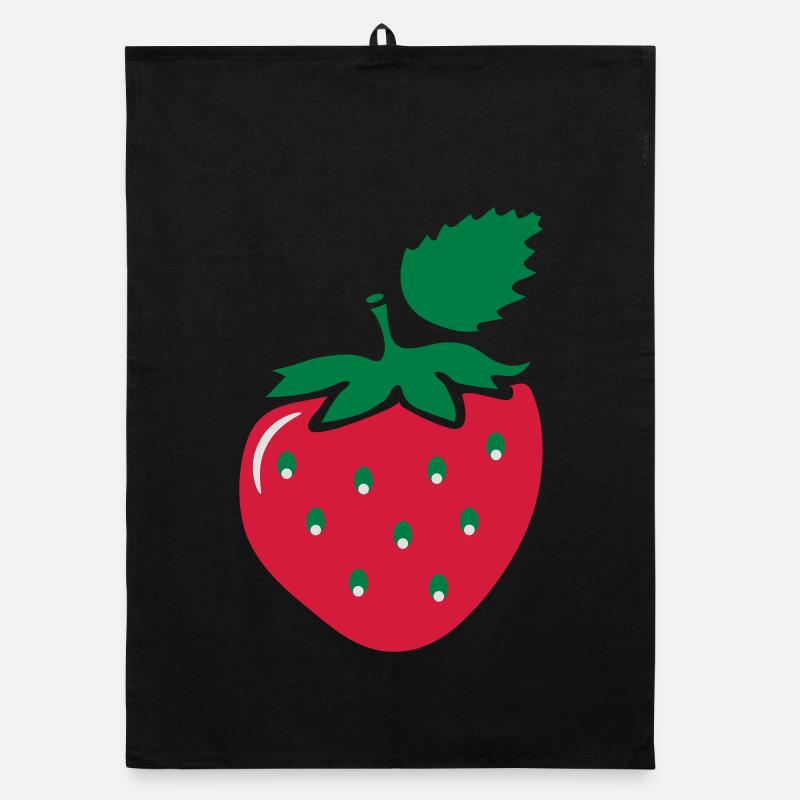 Strawberry Organic dish towel