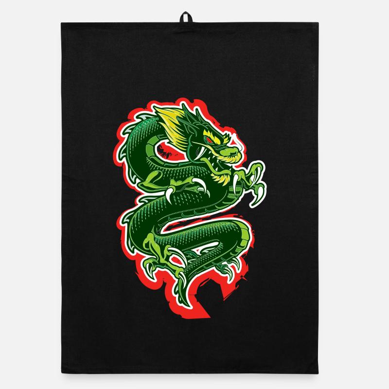 Drachen Organic Geschirrtuch
