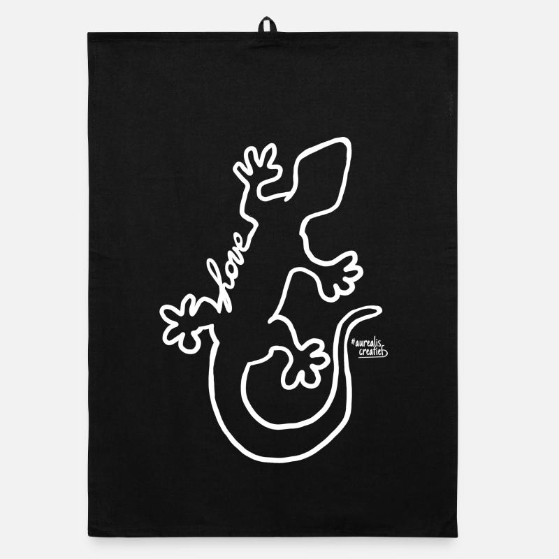 Salamander - Liebe Tiere Organic Geschirrtuch