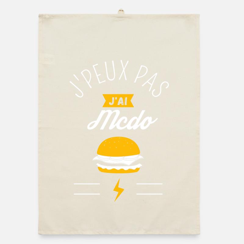 J Peux Pas J ai Mcdo Torchon bio