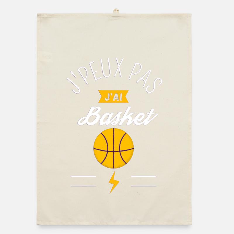 J'Peux Pas J'Ai Basket Torchon bio