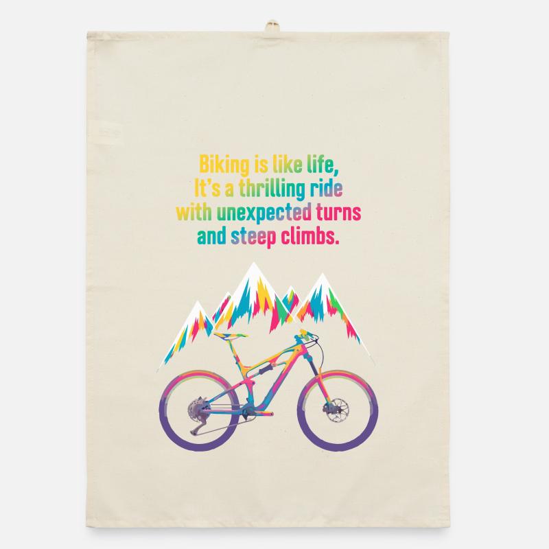 Conception de citation de VTT Vivid Torchon bio