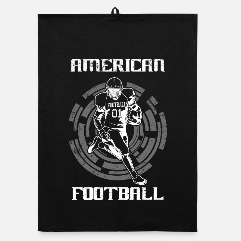 Football Design Organic Geschirrtuch