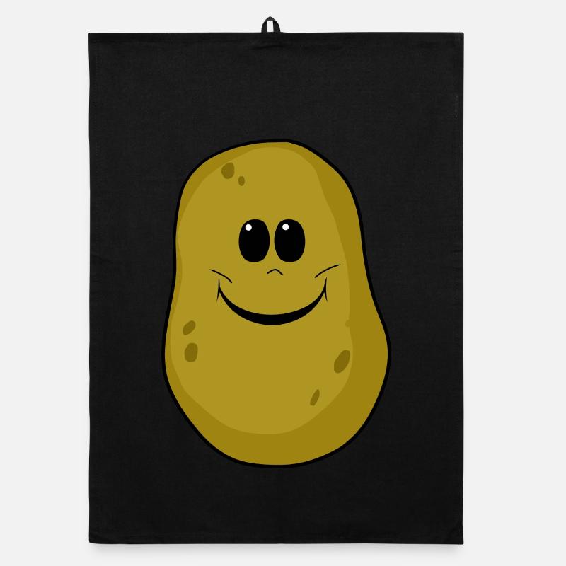 Carp Spoon Potatoes Organic dish towel