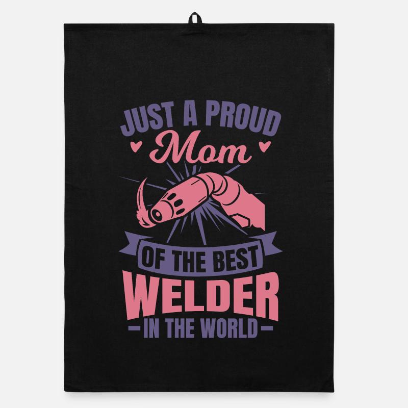 Schweißerin Mutter Organic Geschirrtuch