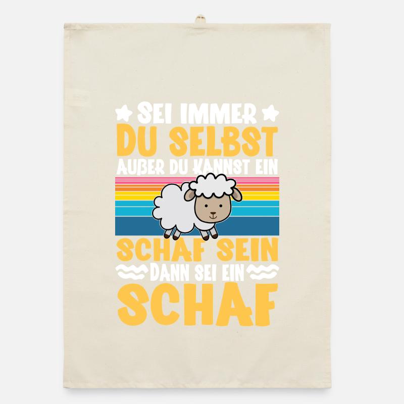 Schaf Organic Geschirrtuch