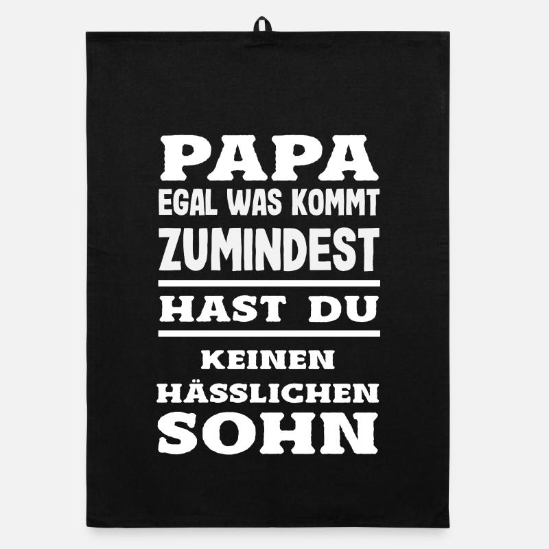 Funny Father's Day Gift Dad Beer Organic dish towel