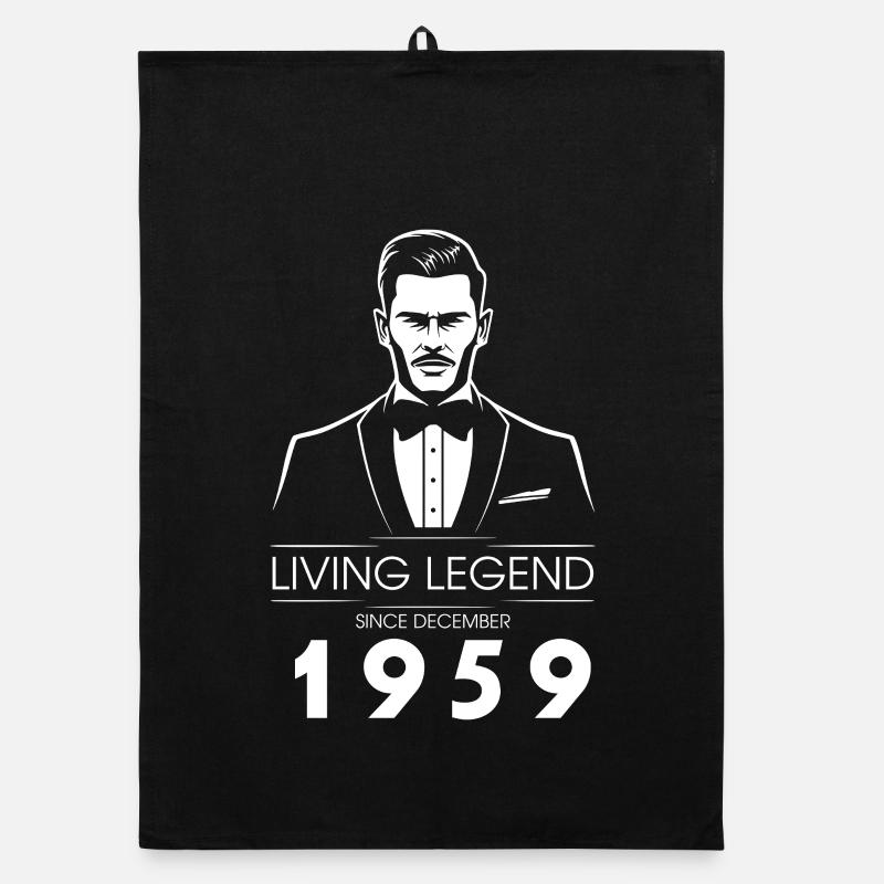 66. Geburtstag Living Legend (GENT) since 12/1959 Organic dish towel