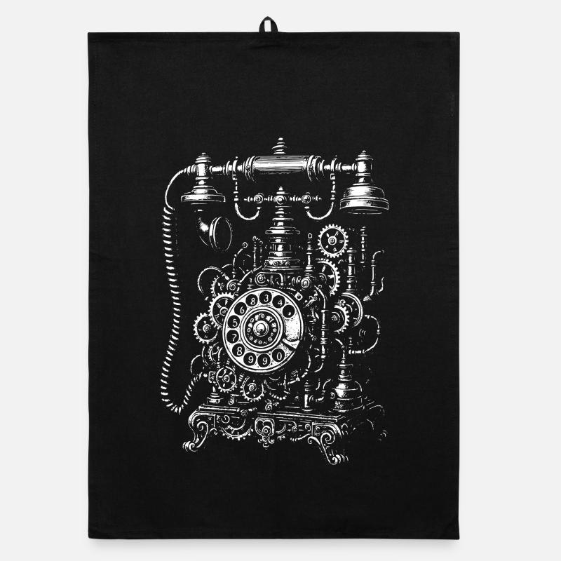 Steampunk-Wähltelefon Organic Geschirrtuch