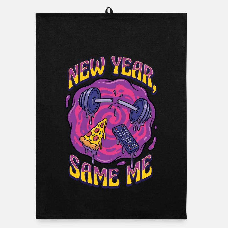 New Year, the same I Organic dish towel
