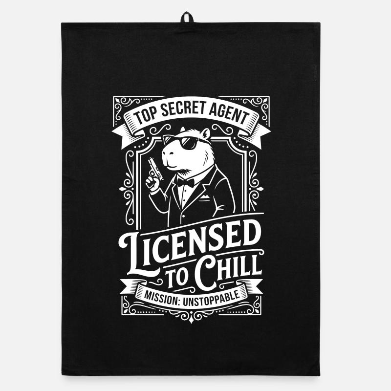 Licensed to Chill - Agent Humor Torchon bio