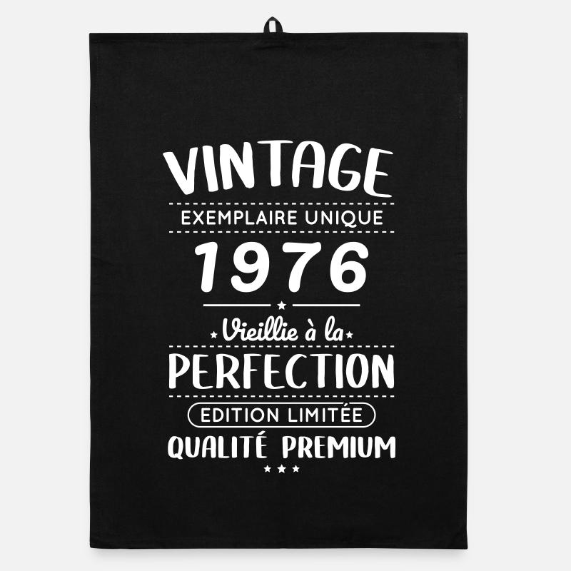 1976 – Vintage – Perfekt gereift Organic Geschirrtuch