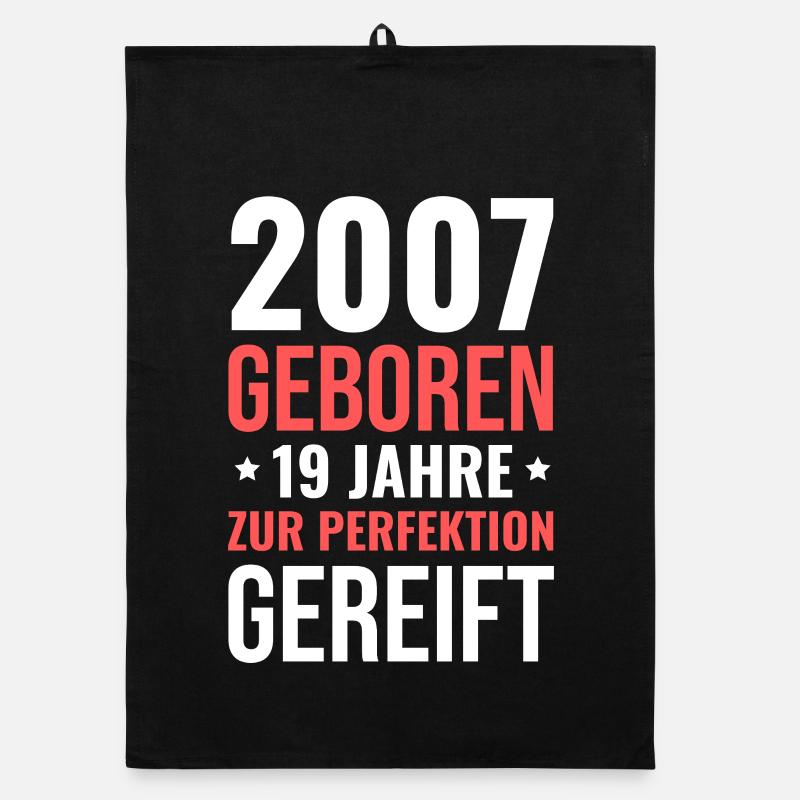 2007 Geboren – 19 Jahre zur Perfektion gereift Organic Geschirrtuch