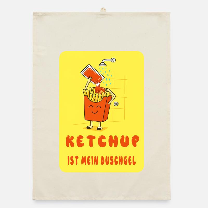 Le ketchup est mon gel douche Torchon bio