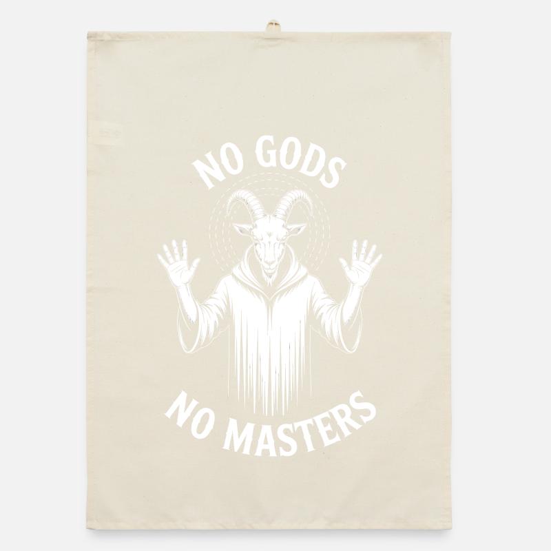 Clerc de la chèvre Pas de dieux Pas de maîtres Torchon bio