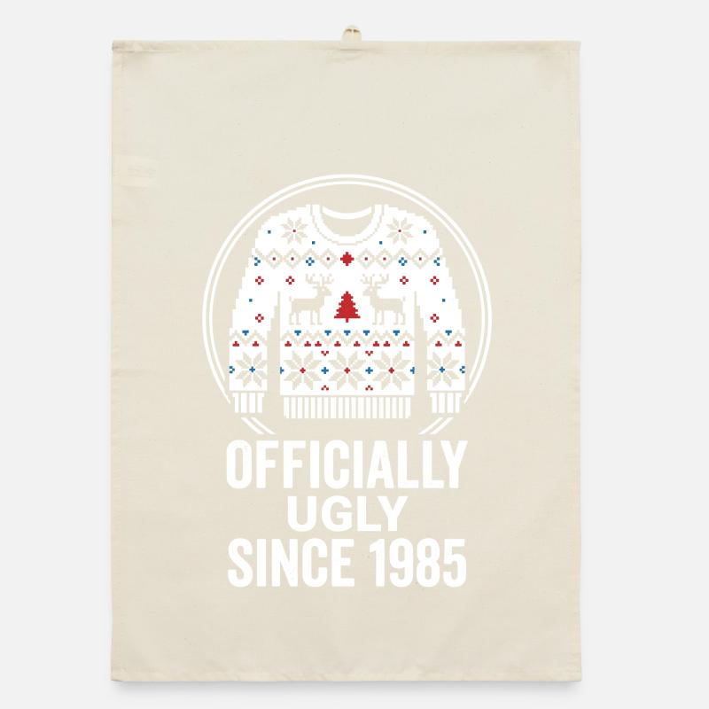 Pull officiel de Noël laid 1985 Torchon bio