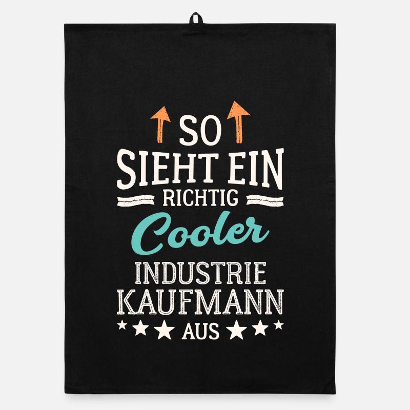 Cooler Industriekaufmann  Organic Geschirrtuch