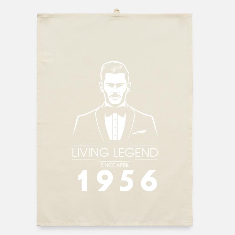 70th Birthday Living Legend (GENT) since 04/1956 Organic dish towel