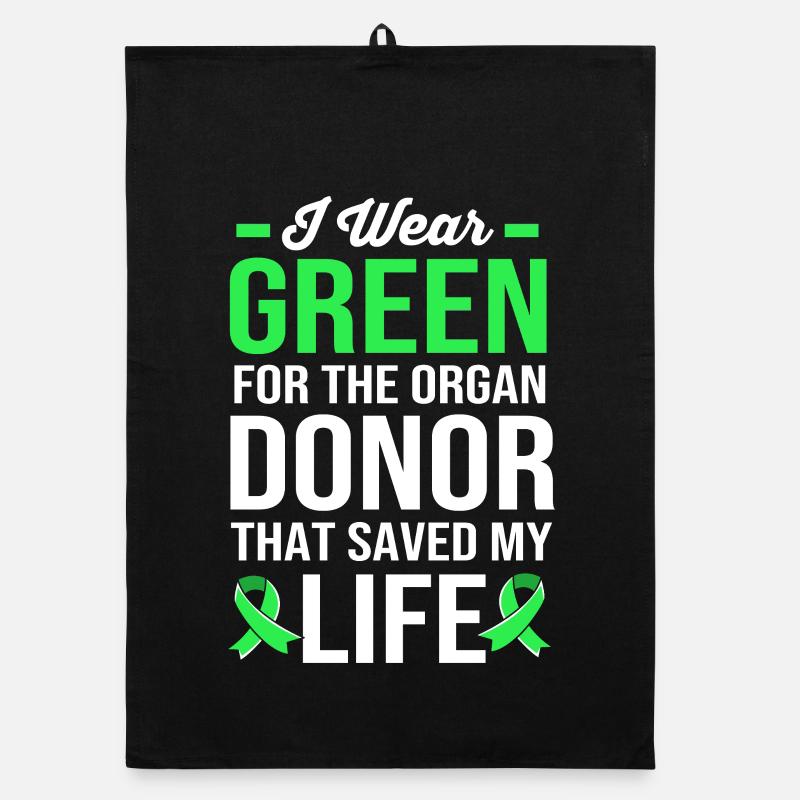 Organspende Transplantation Nierenspender Organic Geschirrtuch