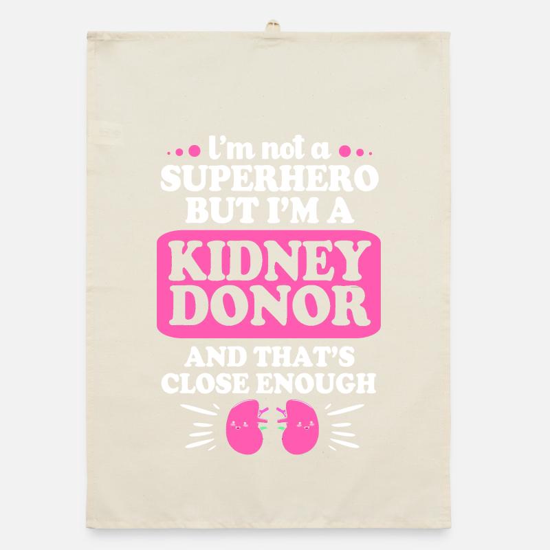 Kidney Donor Donor Kidney Organic dish towel