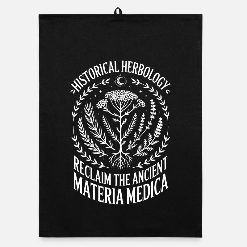 Historical Herbology Emblem Organic dish towel