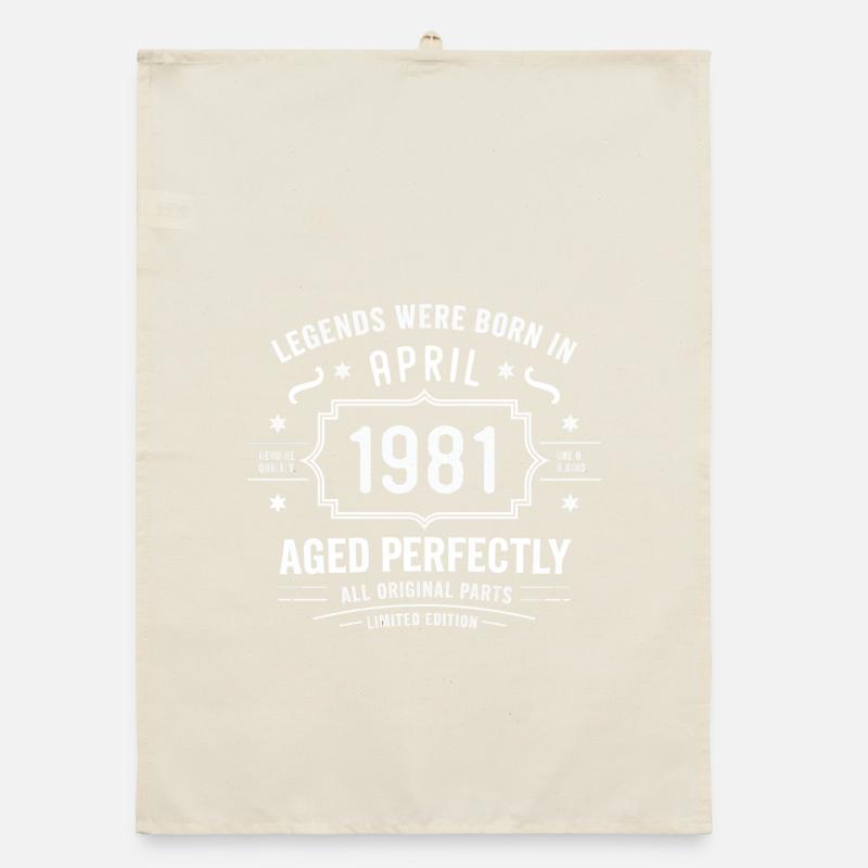 April 1981 Organic dish towel