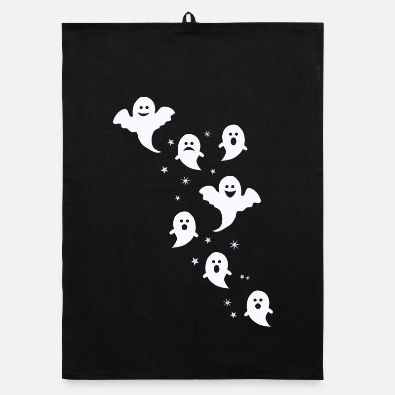 Ghosts Ghosts Ghost Hour Scary Gift Organic dish towel