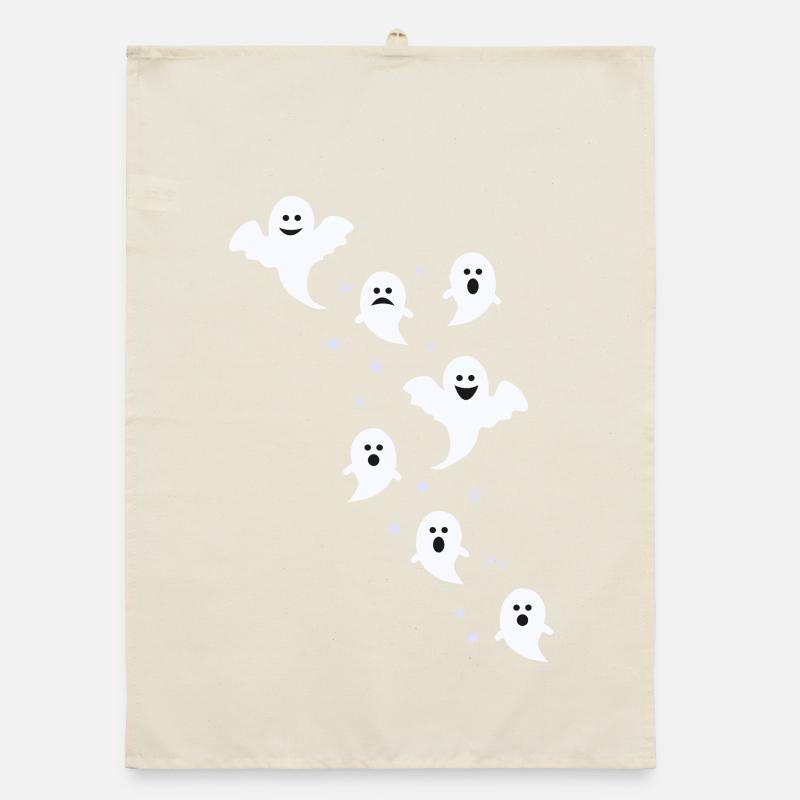 Ghosts Ghosts Ghost Hour Scary Gift Organic dish towel