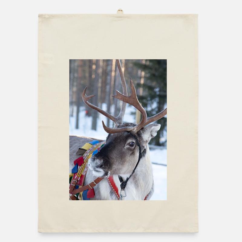 Rentier Organic Geschirrtuch