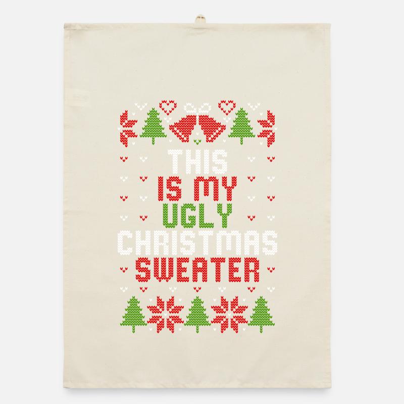 Voici mon moche pull de Noël Torchon bio