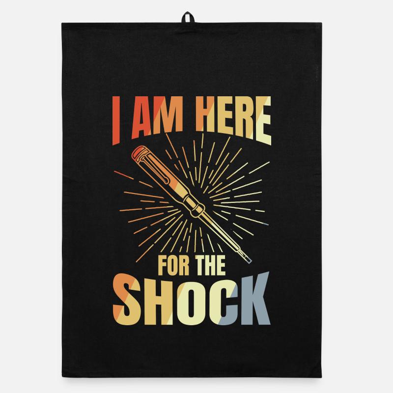 Electrical Engineer Saying Organic dish towel